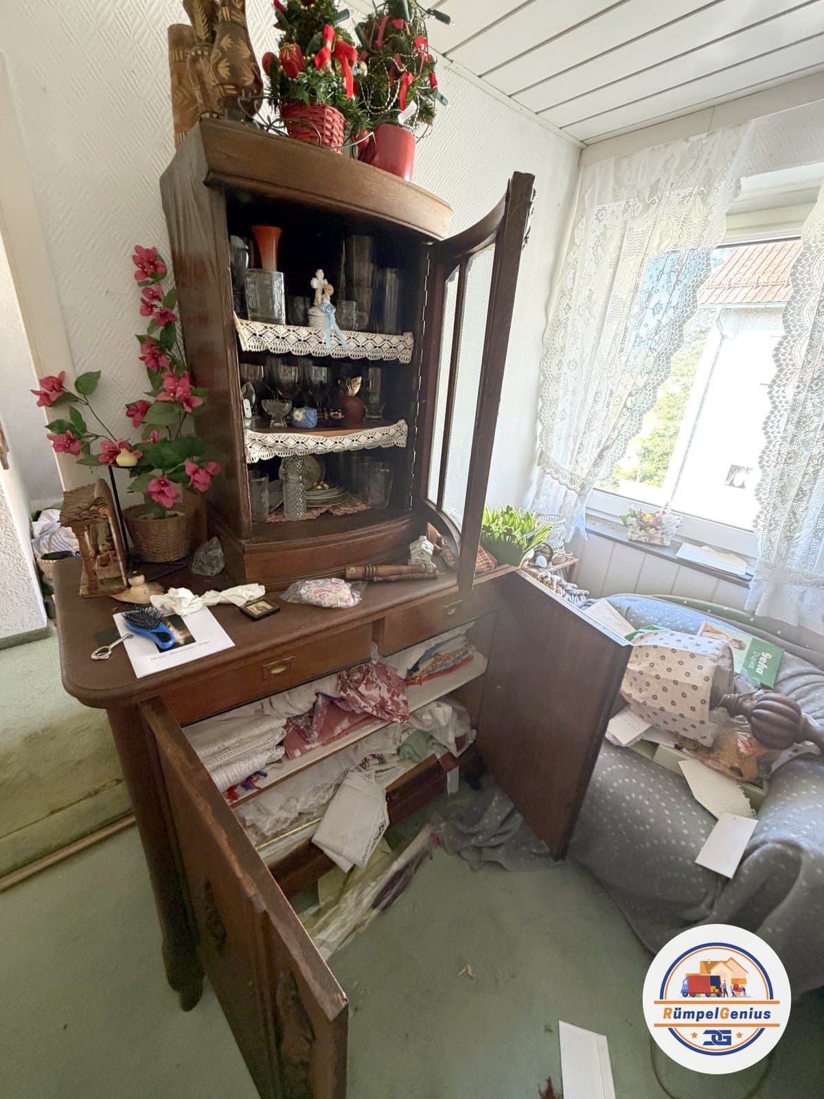 Haus Amberg – vorher vitrine