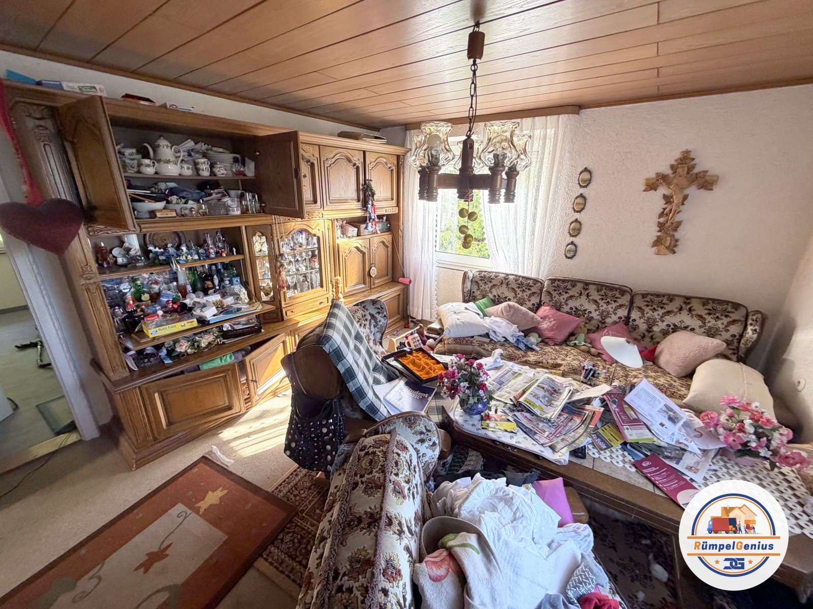 Haus Amberg – vorher wohnzimmer